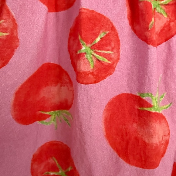 Show Me Your Mumu Spicy Tomato Midi Dress Puff Sleeve Sz Large Limited Edition - Picture 7 of 10